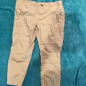 💚3/$25 Ana women 16 petite tan casual slacks